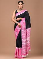 Cotton Multi Colour Casual Wear Printed Saree